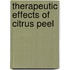 Therapeutic Effects of Citrus Peel