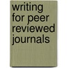 Writing for Peer Reviewed Journals by Pat Thomson