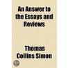 An Answer to the Essays and Reviews door Thomas Collyns Simon