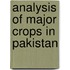 Analysis of Major crops in Pakistan