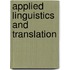 Applied Linguistics And Translation