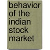 Behavior of the Indian Stock Market door Anand Sasidharan