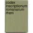 Codex inscriptionum romanarum Rheni