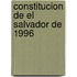 Constitucion de el Salvador de 1996