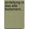 Einleitung In Das Alte Testament... door Friedrich Bleek