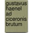 Gustavus Haenel Ad Ciceronis Brutum