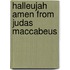 Halleujah Amen From Judas Maccabeus