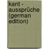 Kant - Aussprüche (German Edition)