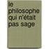 Le philosophe qui n'était pas sage