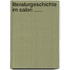Literaturgeschichte Im Salon ......