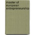 Master of European Entrepreneurship