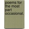 Poems for the most part occasional. by John Kenyon