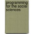 Programming for the Social Sciences
