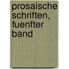 Prosaische Schriften, Fuenfter Band door August Friedrich Ernst Langbein