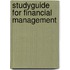 Studyguide for Financial Management
