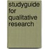 Studyguide for Qualitative Research