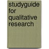 Studyguide for Qualitative Research door Robert E. Stake