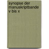 Synopse Der Manuskriptbande V Bis X door L. Wittgenstein