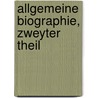 Allgemeine Biographie, zweyter Theil door Johann Matthias Schröckh