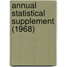 Annual Statistical Supplement (1968) door Montana State Dept of Health