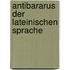 Antibararus der lateinischen sprache