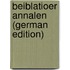 Beiblatioer Annalen (German Edition)