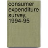 Consumer Expenditure Survey, 1994-95 by United States Bureau Statistics