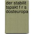 Der Stabilit Tspakt F R S Dosteuropa