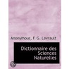 Dictionnaire Des Sciences Naturelles door Onbekend