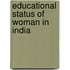 Educational Status of Woman in India