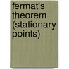 Fermat's Theorem (Stationary Points) by Frederic P. Miller