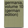 Germania, Volume 10 (German Edition) by Jeitteles Adalbert