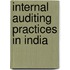 Internal Auditing Practices in India