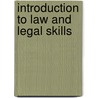 Introduction to Law and Legal Skills door Tracy Humby