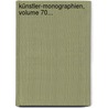 Künstler-monographien, Volume 70... door Onbekend