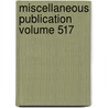 Miscellaneous Publication Volume 517 by United States Department of Agriculture