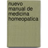 Nuevo Manual de Medicina Homeopatica door Dr G.H.G. Jhar