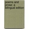 Poems And Prose: A Bilingual Edition by Georg Trakl
