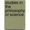 Studies in the Philosophy of Science door Nicholas Rescher