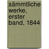 Sämmtliche Werke, Erster Band, 1844 by Gottfried August Bürger