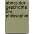 Abriss Der Geschichte Der Philosophie