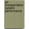 Air Transportation System Performance door Yufeng Tu