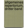 Allgemeines Repertorium, Dritter Band door Einer Gesellschaft Gelehrter