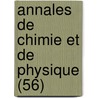 Annales de Chimie Et de Physique (56) door Livres Groupe