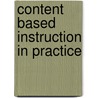 Content Based Instruction in Practice door Ibrahim Er