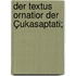 Der textus ornatior der Çukasaptati;