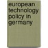 European Technology Policy in Germany