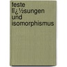 Feste Lï¿½Sungen Und Isomorphismus door Giuseppe Bruni