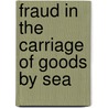 Fraud in the carriage of goods by sea door Ognyan Savov