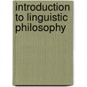 Introduction To Linguistic Philosophy door Ian E. Mackenzie